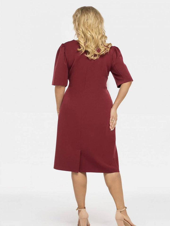 Plus size dress model 191376 Karko