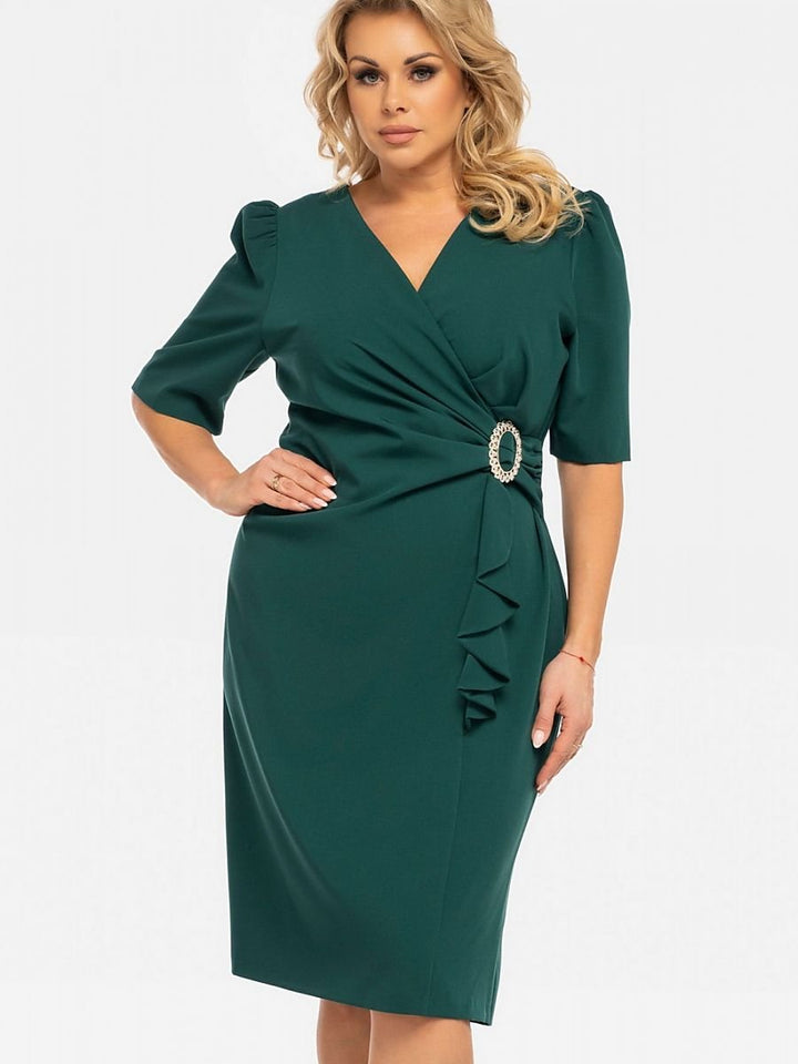 Plus size dress model 191378 Karko-0