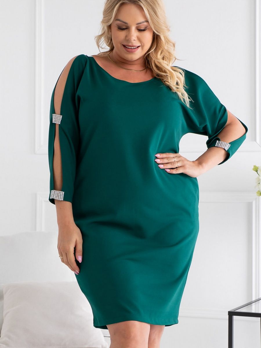 Plus size dress model 191382 Karko-0