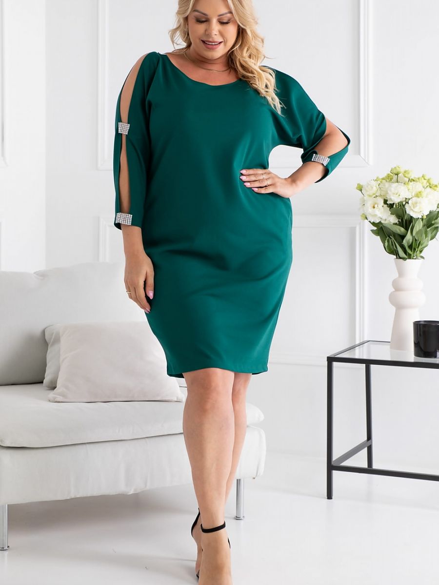 Plus size dress model 191382 Karko-1