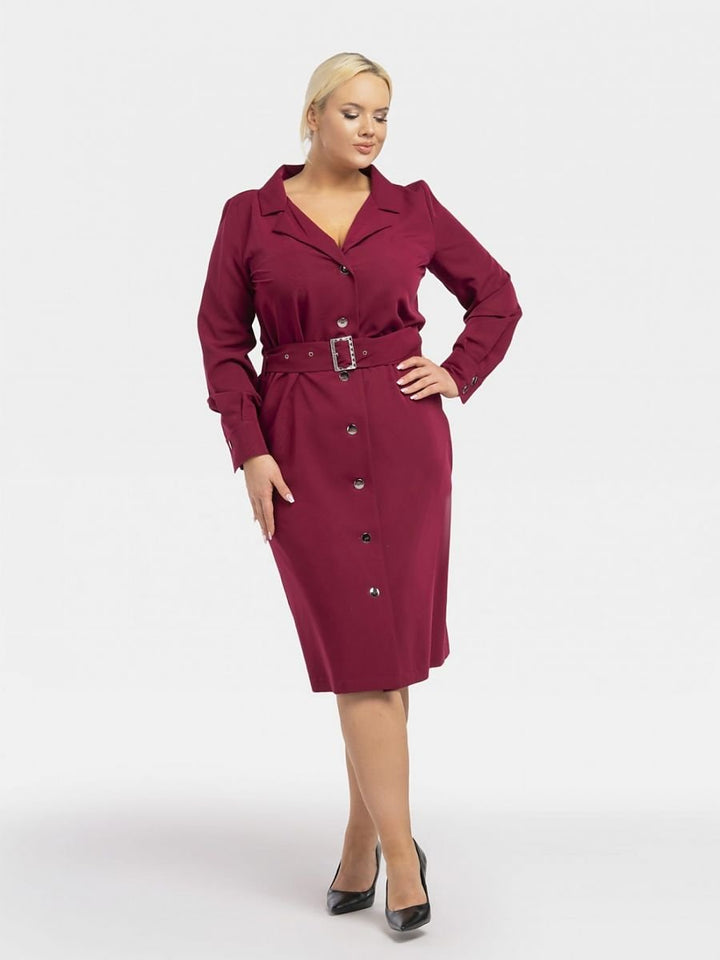 Plus size dress model 193902 Karko-0