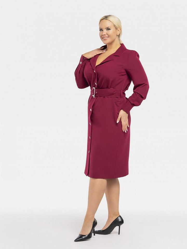 Plus size dress model 193902 Karko-1