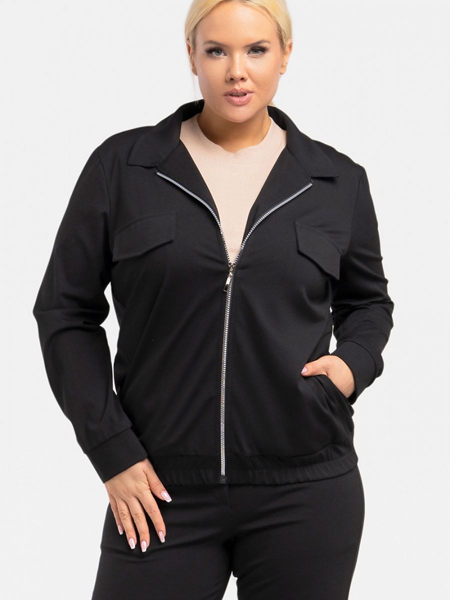 Plus size sweatshirt model 193914 Karko-0