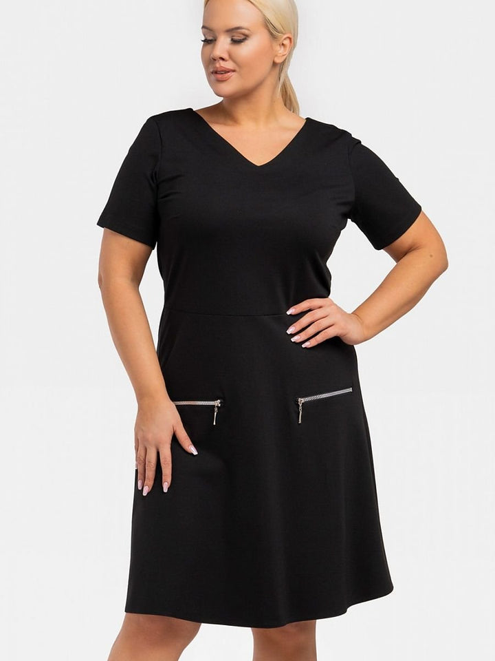 Plus size dress model 195021 Karko-0