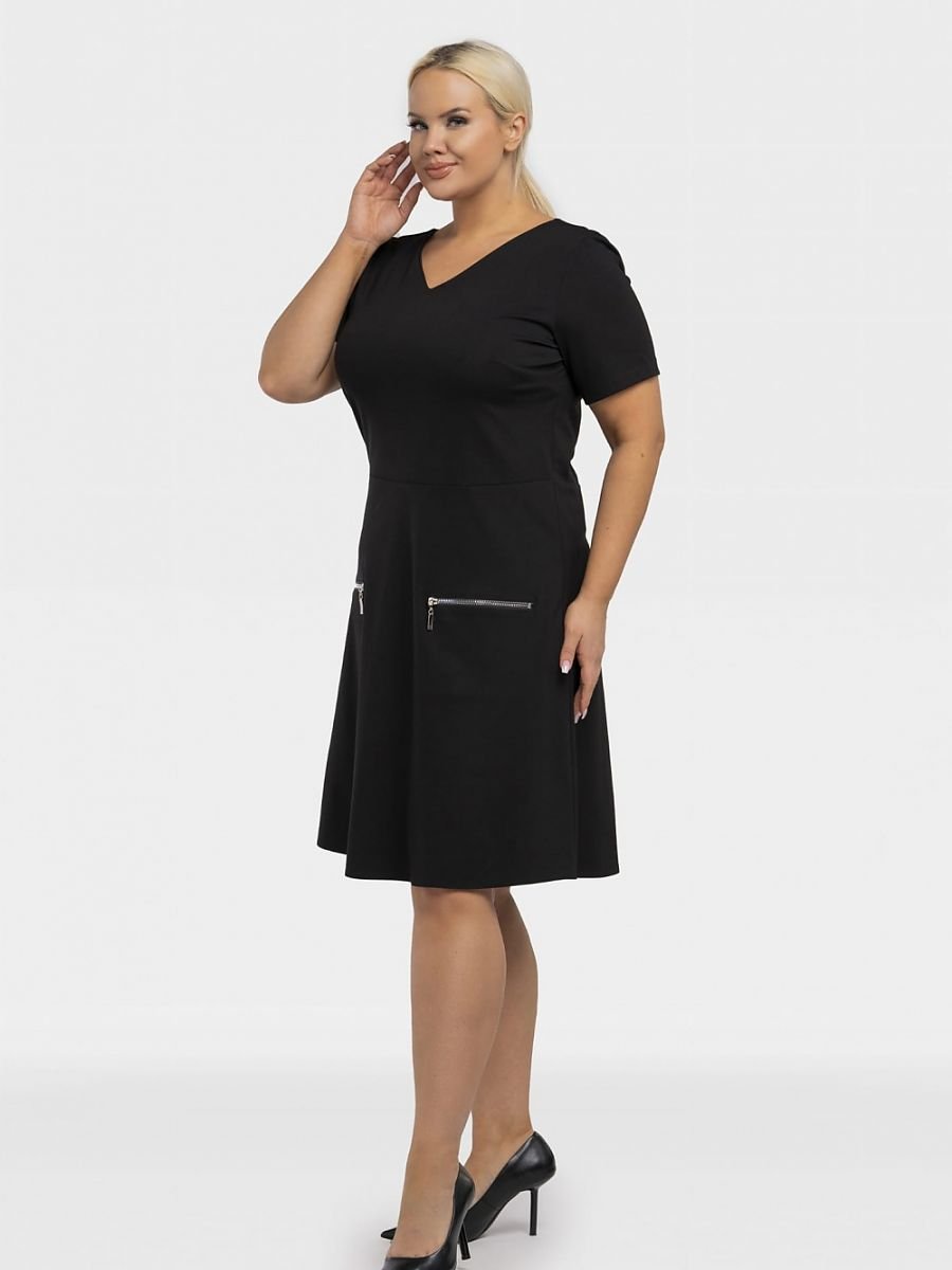 Plus size dress model 195021 Karko-1