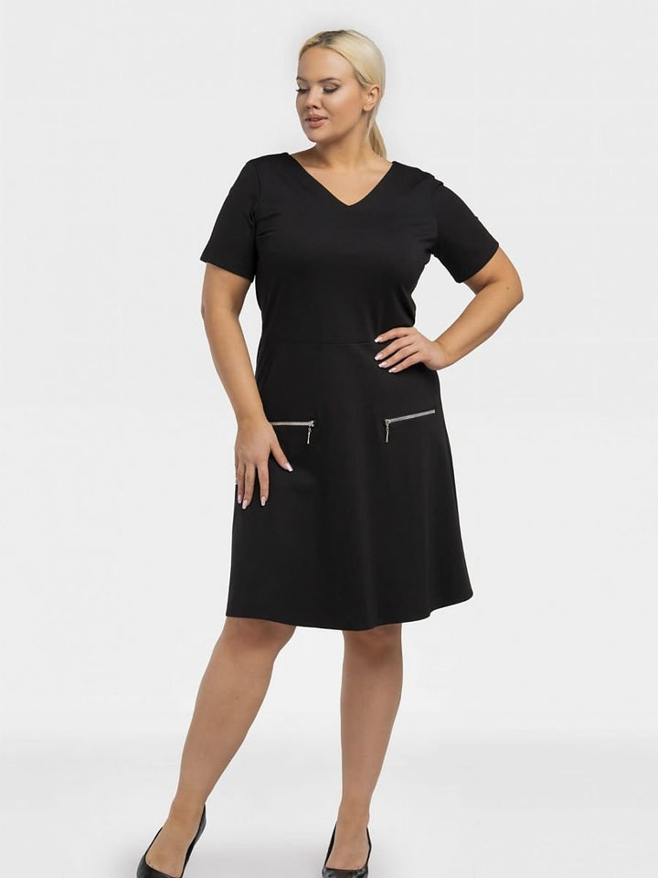 Plus size dress model 195021 Karko-3