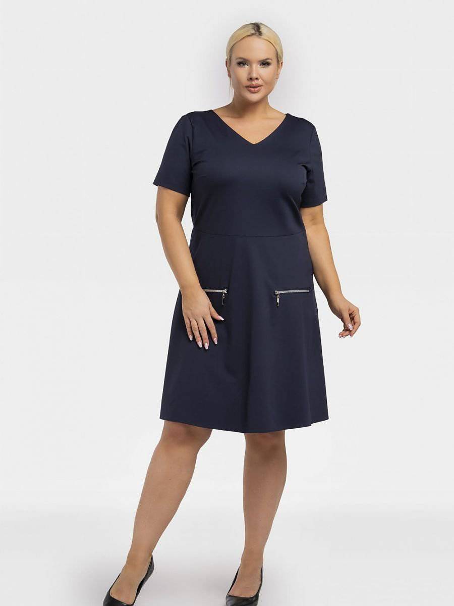 Plus size dress model 195022 Karko