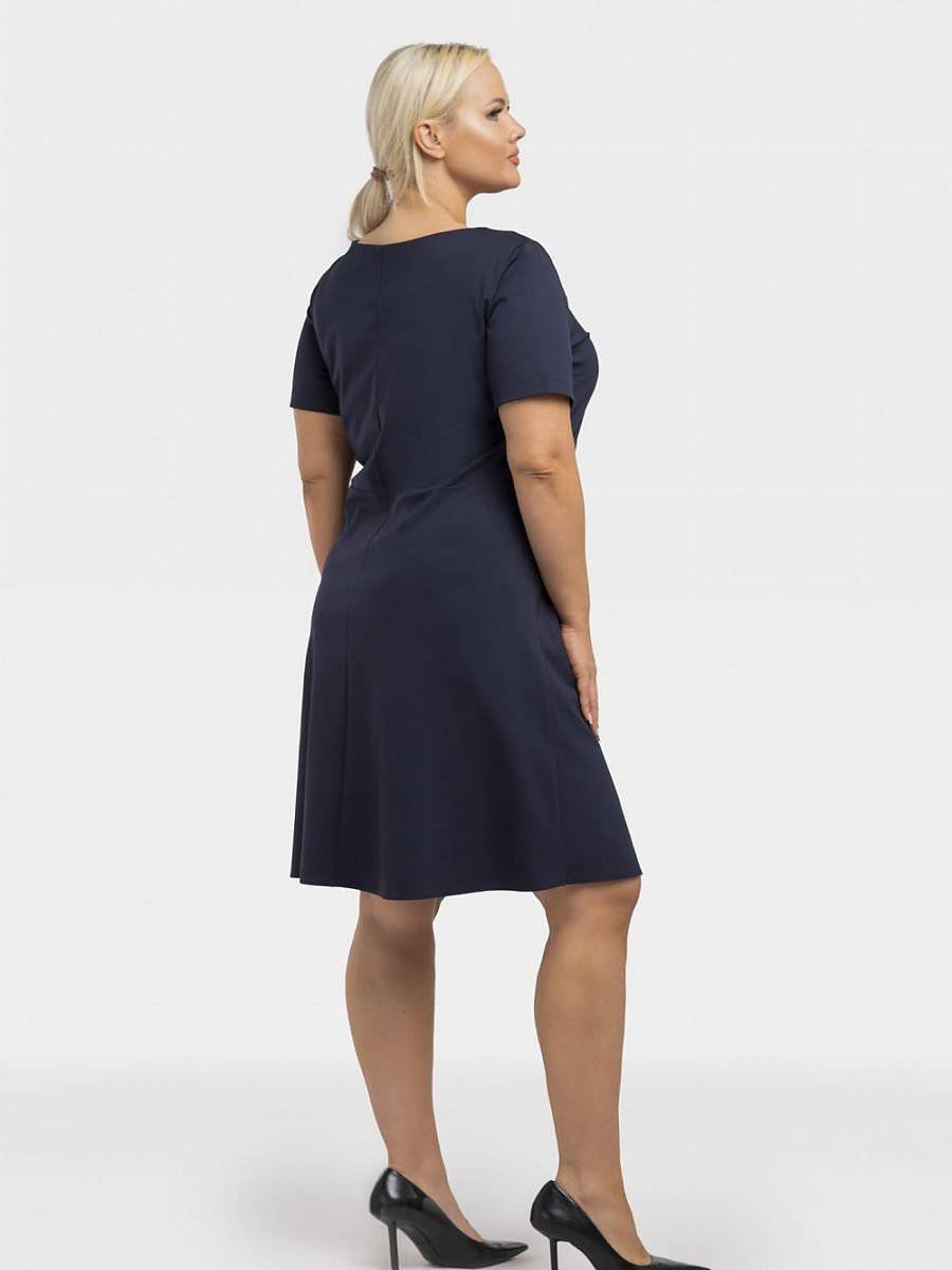 Plus size dress model 195022 Karko