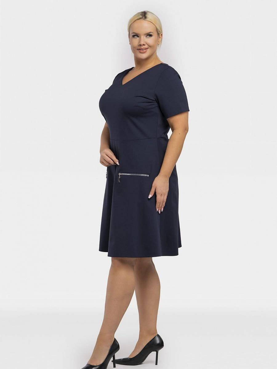 Plus size dress model 195022 Karko