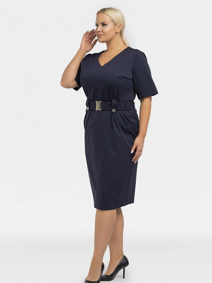 Plus size dress model 195024 Karko-1