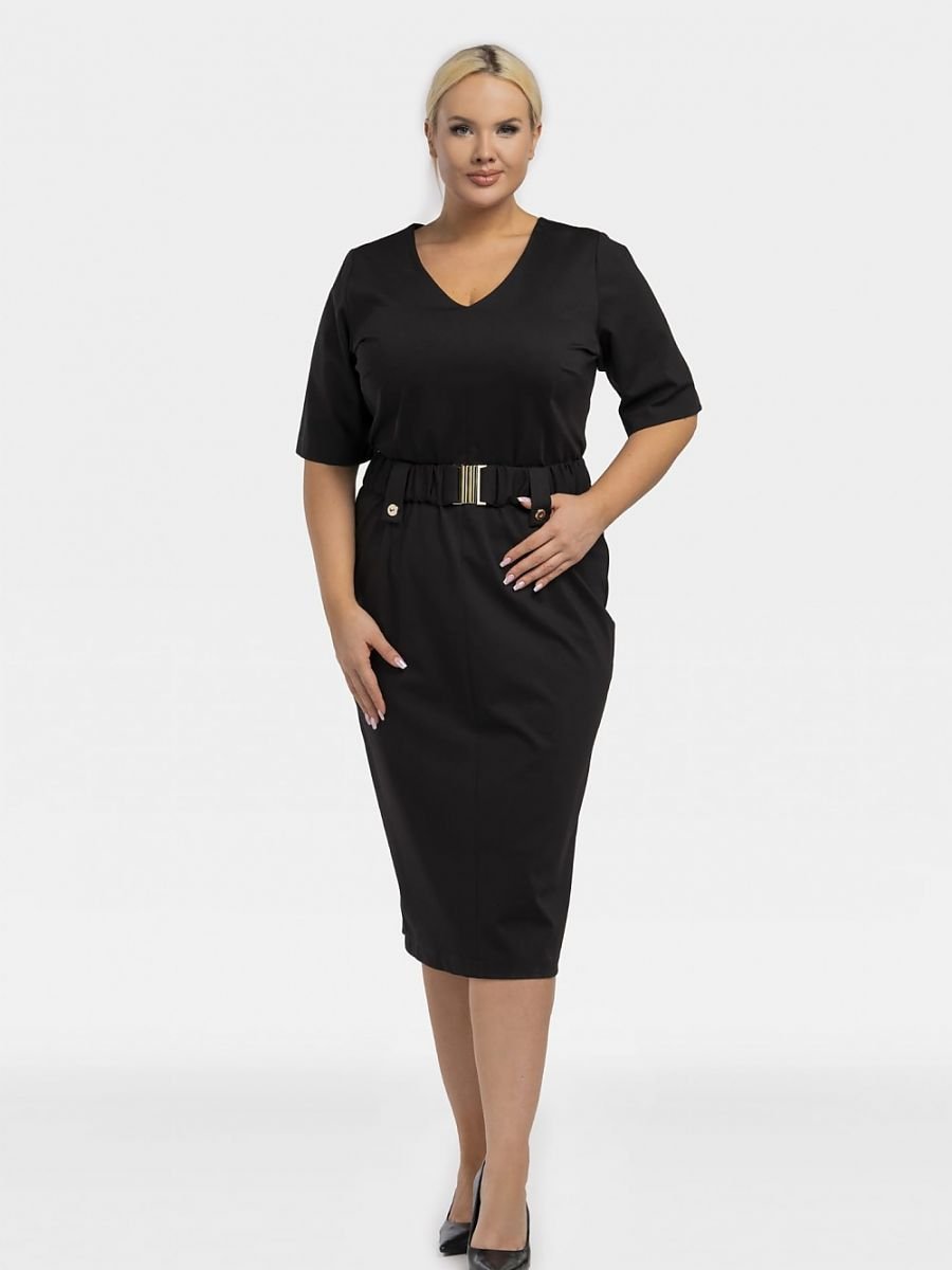 Plus size dress model 195025 Karko-0