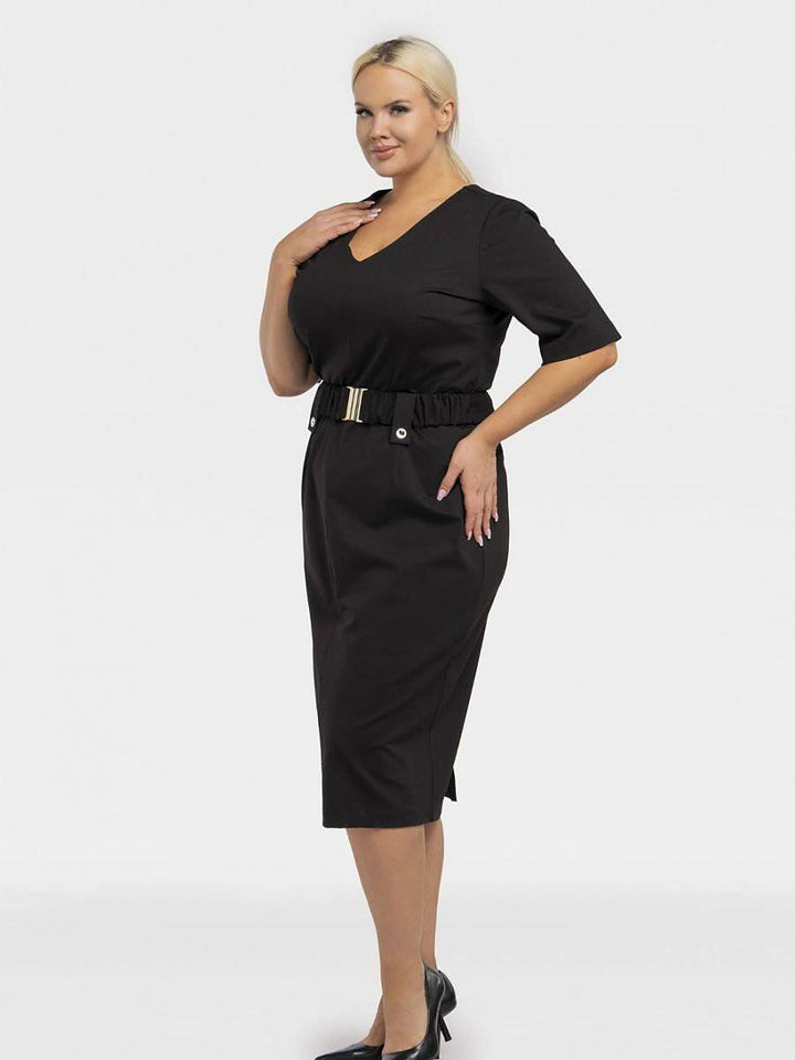 Plus size dress model 195025 Karko