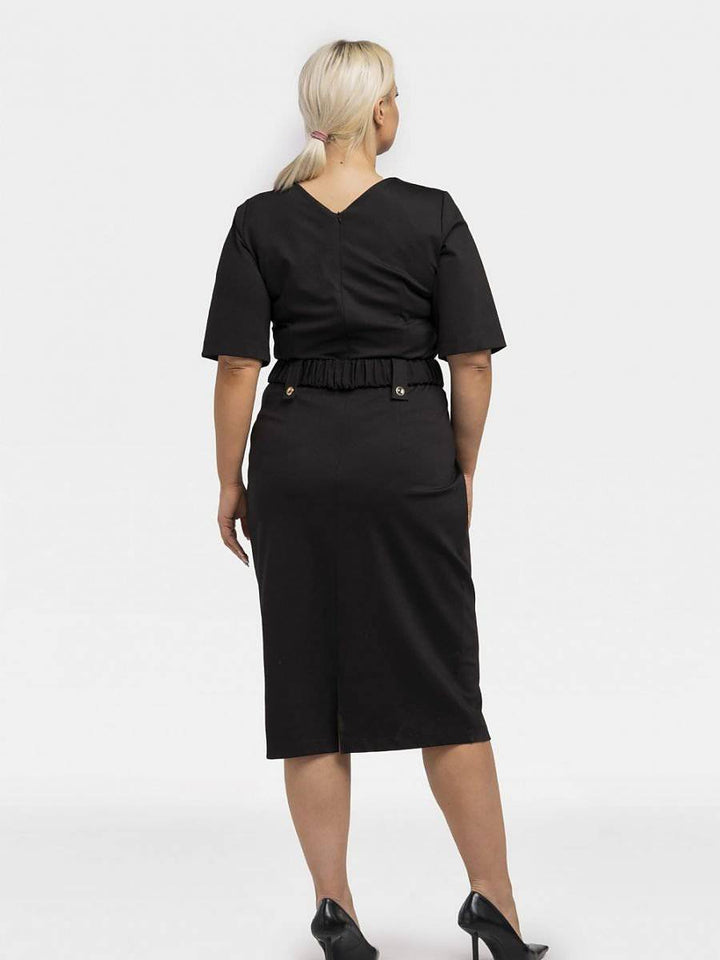 Plus size dress model 195025 Karko