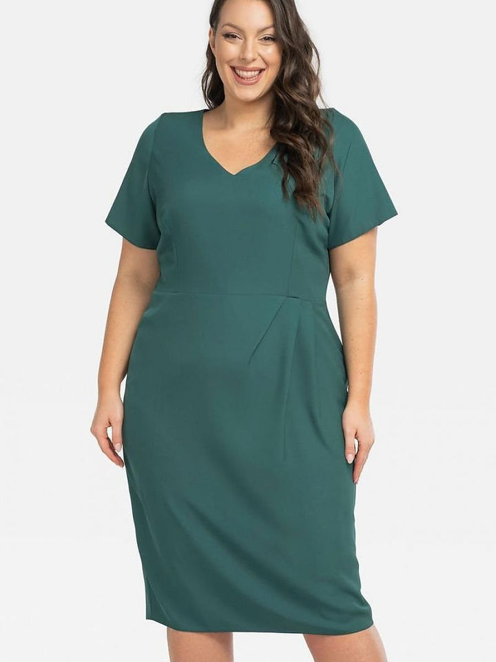 Plus size dress model 196867 Karko-0