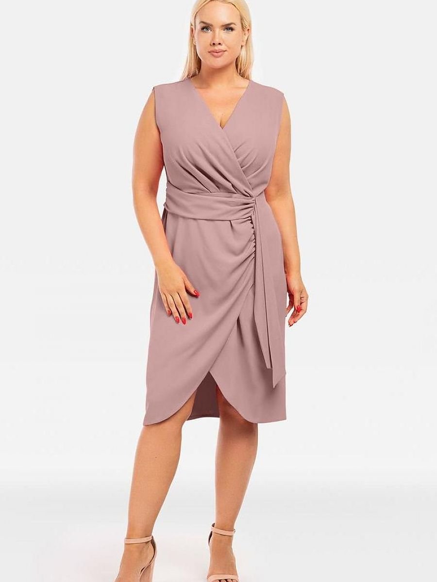 Plus size dress model 196872 Karko-1