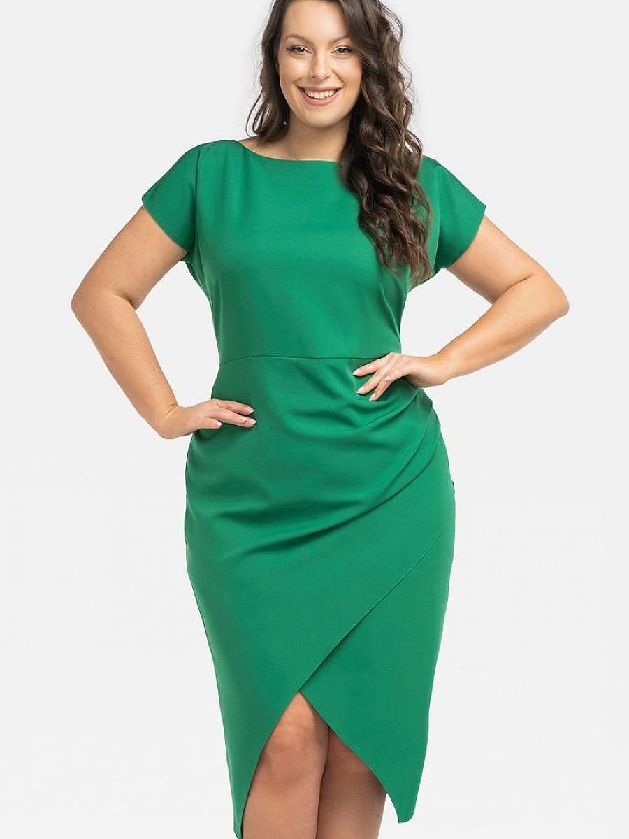 Plus size dress model 196873 Karko-0