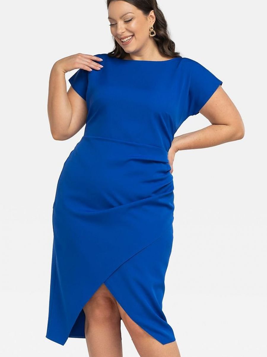 Plus size dress model 196875 Karko-0