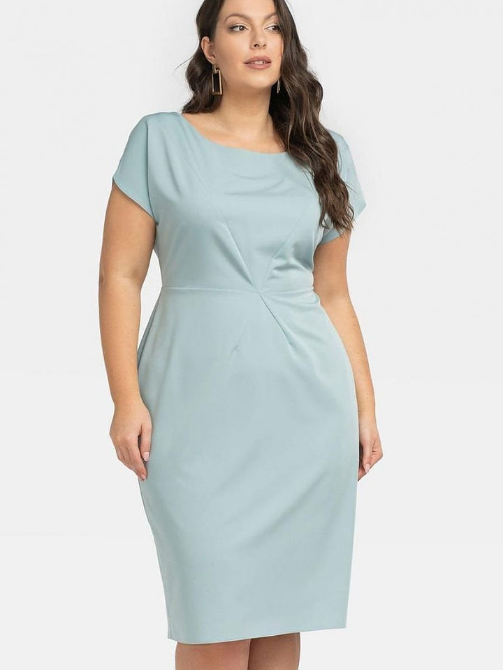 Plus size dress model 196877 Karko-0