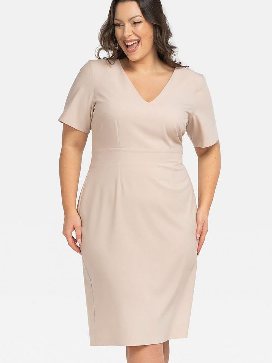 Plus size dress model 196879 Karko-0