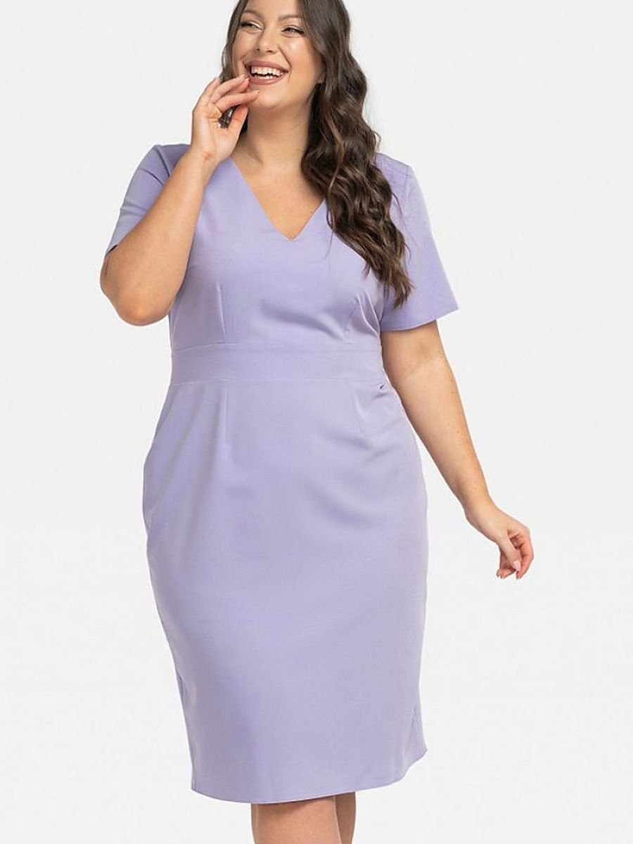 Plus size dress model 196881 Karko-0