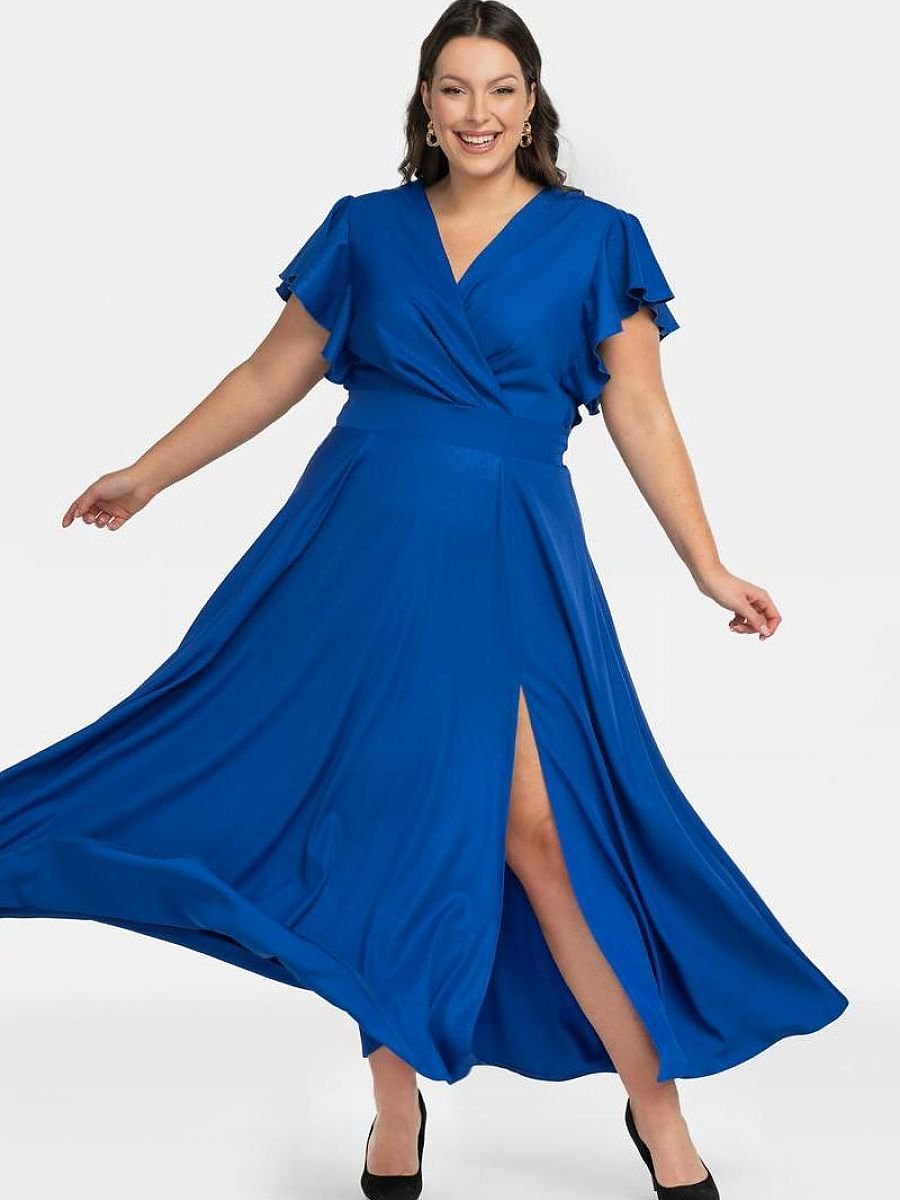 Plus size dress model 196885 Karko-0