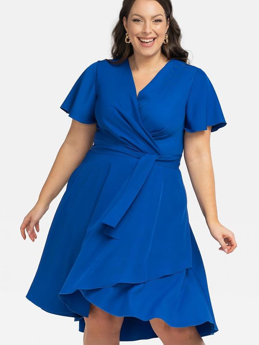 Plus size dress model 196887 Karko-0