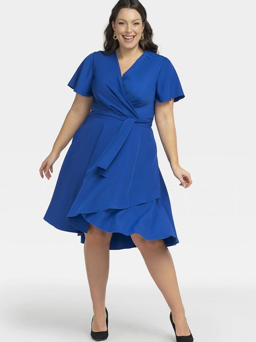 Plus size dress model 196887 Karko-3