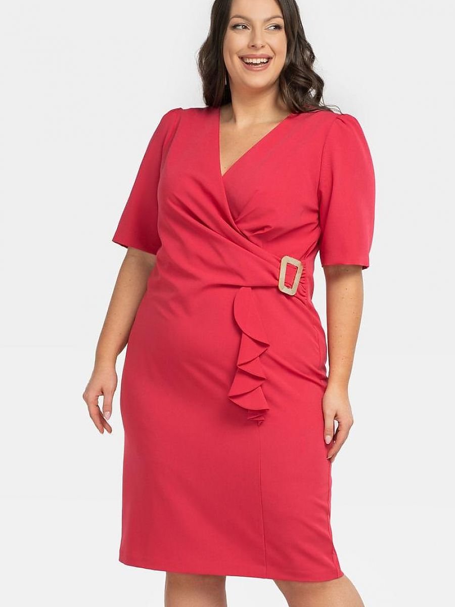 Plus size dress model 196890 Karko-0