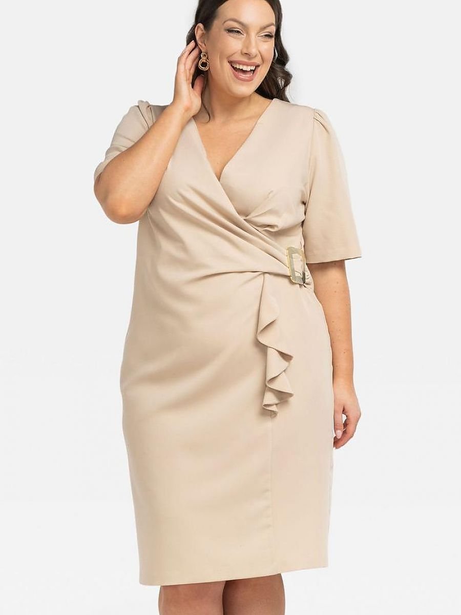 Plus size dress model 196891 Karko-0