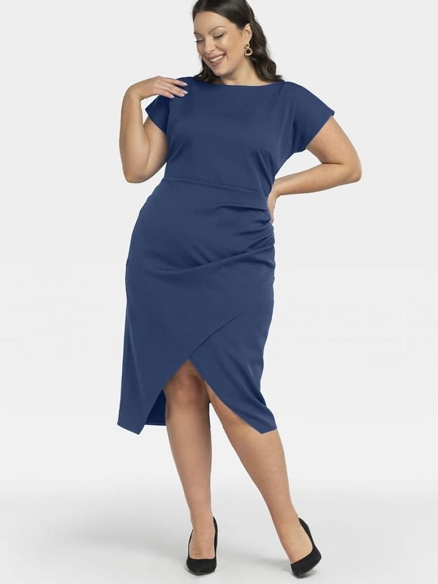 Plus size dress model 197774 Karko-1