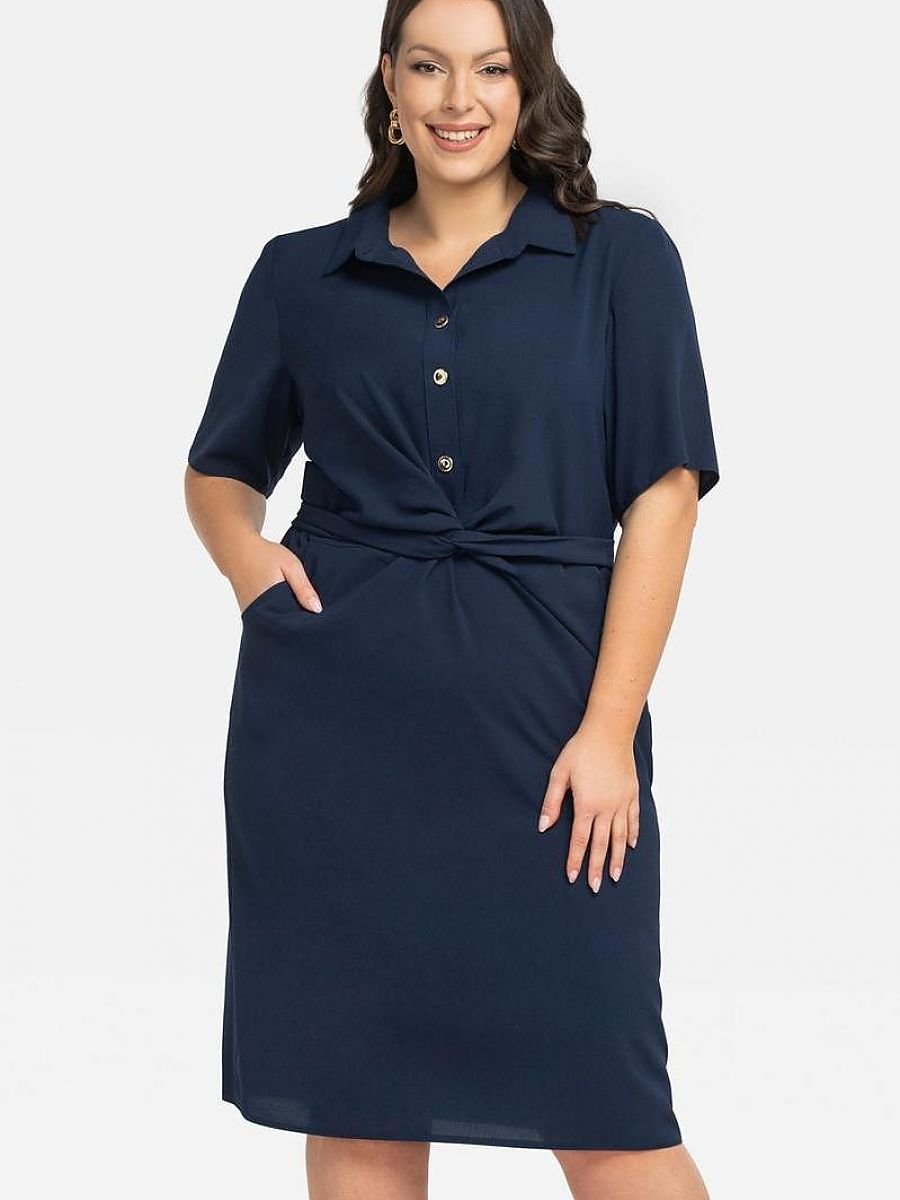 Plus size dress model 197778 Karko-0