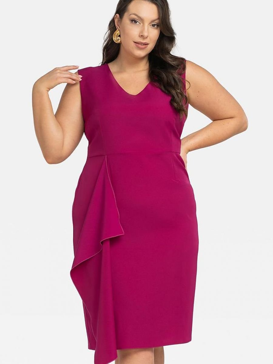 Plus size dress model 197780 Karko-0