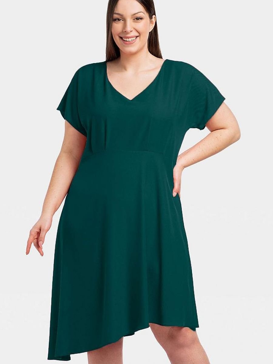 Plus size dress model 198150 Karko-0