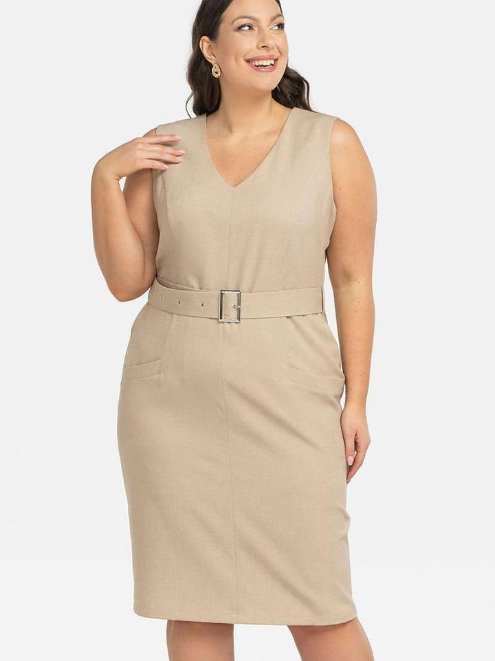 Plus size dress model 198157 Karko-0