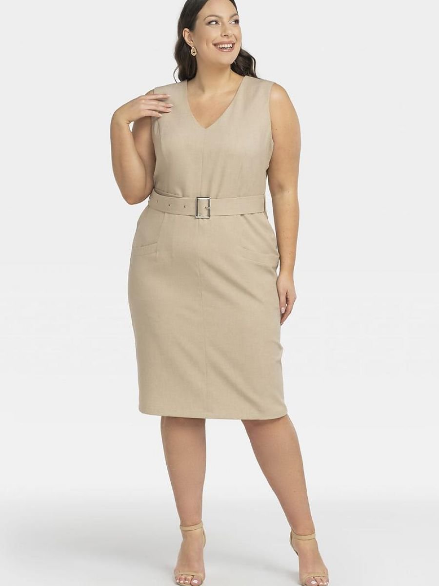 Plus size dress model 198157 Karko-1