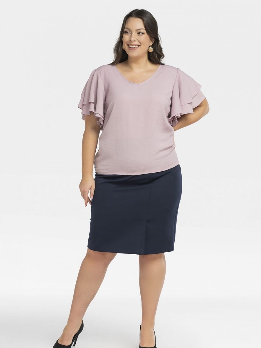 Plus size blouse model 198325 Karko-0