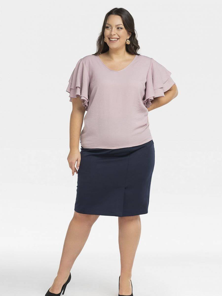 Plus size blouse model 198325 Karko