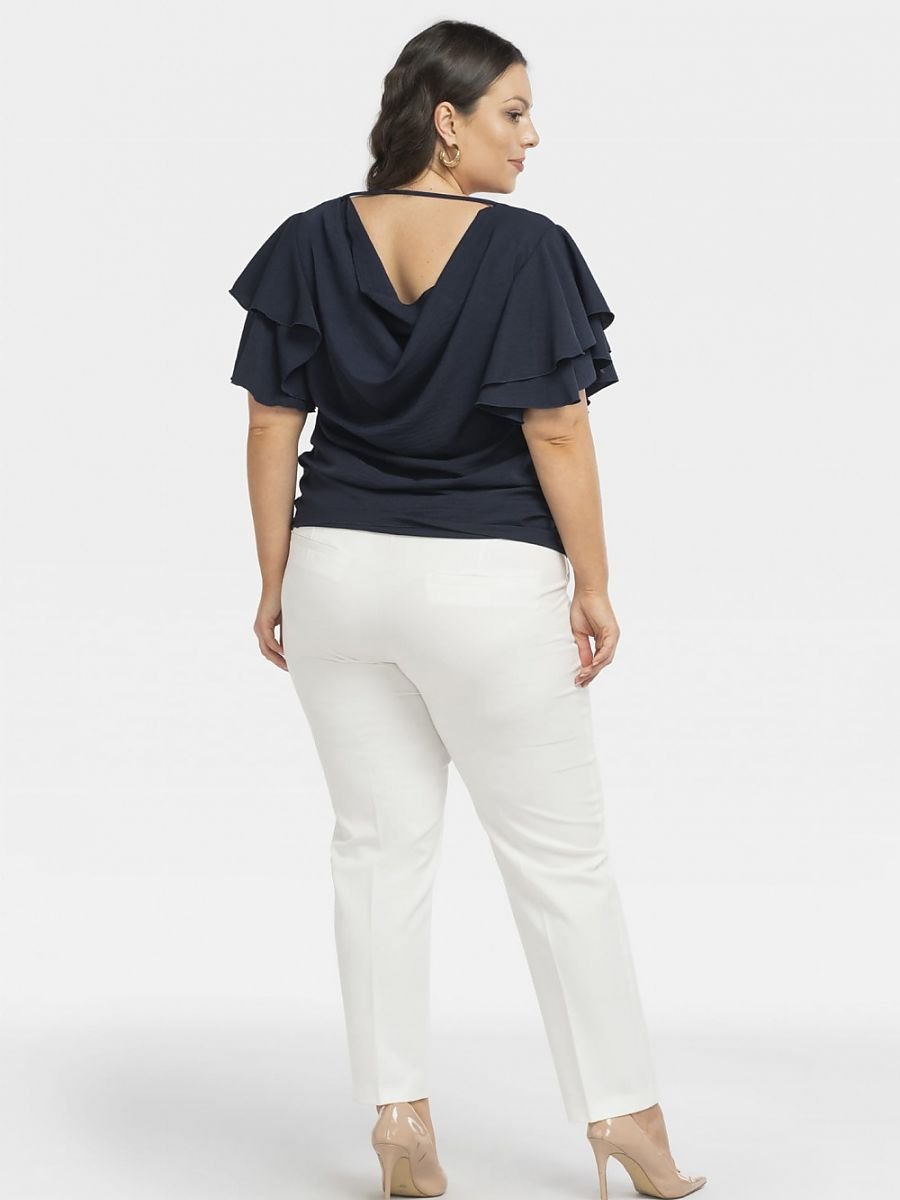 Plus size blouse model 198327 Karko-2