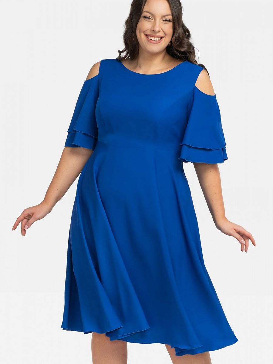 Plus size dress model 198328 Karko-0