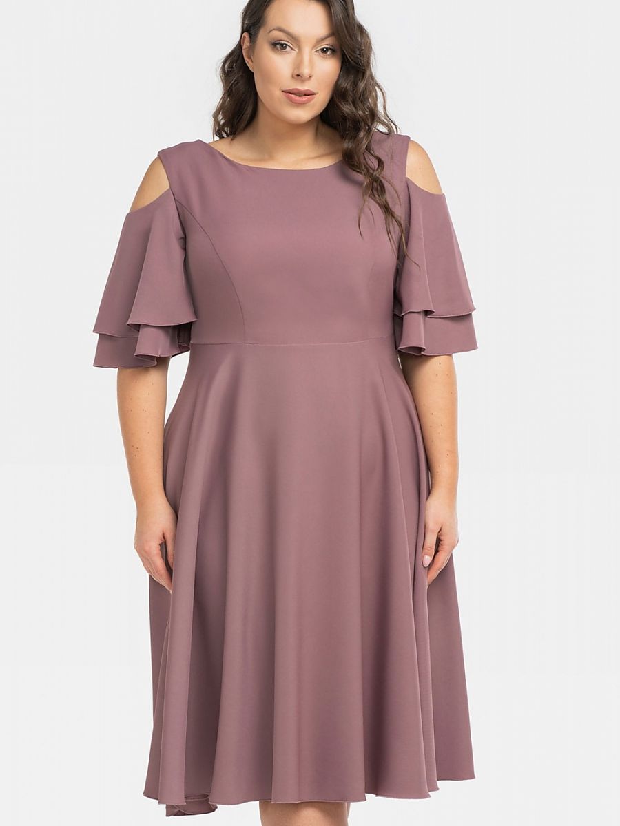 Plus size dress model 198329 Karko-0