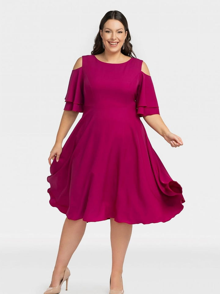 Plus size dress model 198330 Karko-1