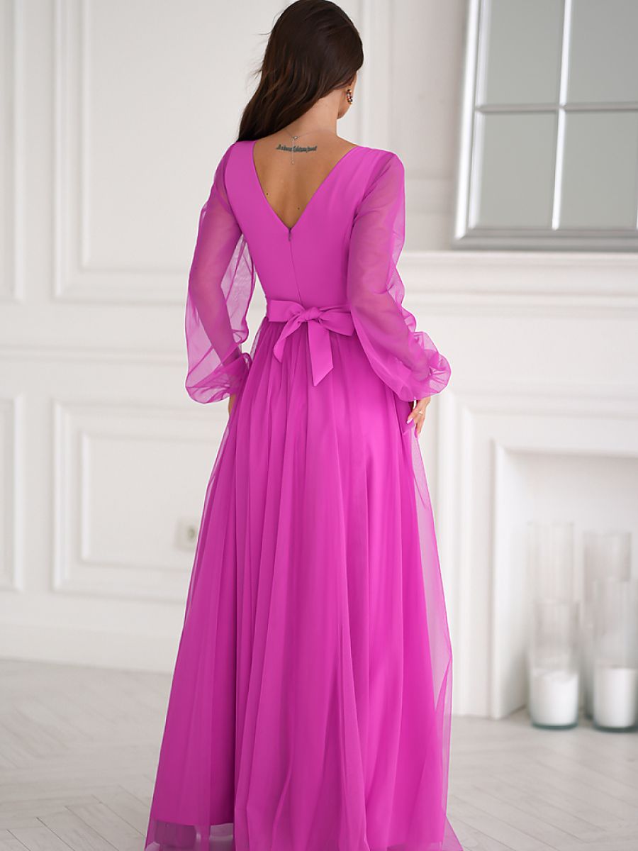 Long dress model 202459 Bicotone-2