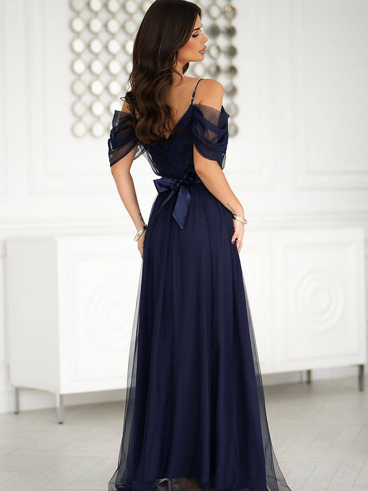 Long dress model 203757 Bicotone