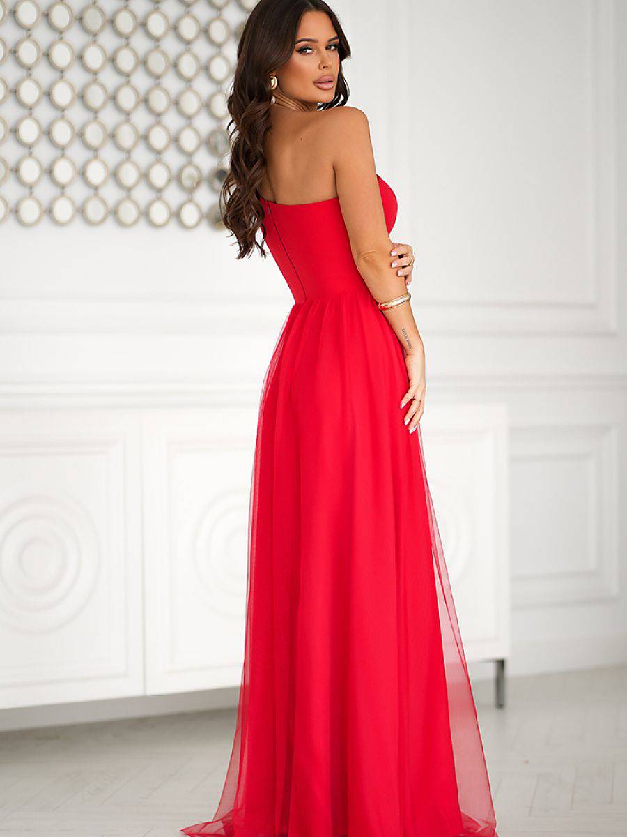 Long dress model 204863 Bicotone