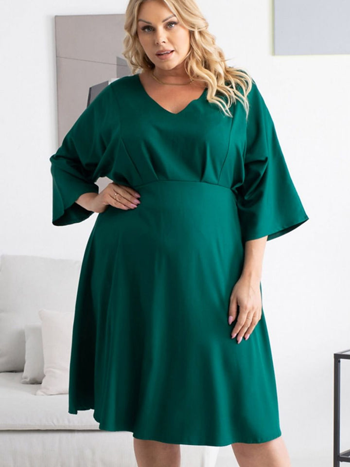 Plus size dress model 168958 Karko-0