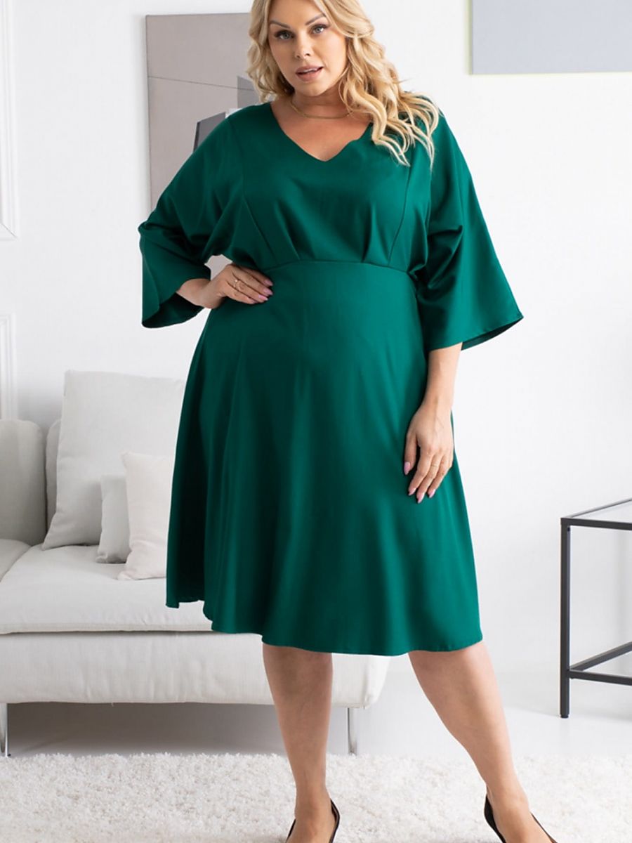 Plus size dress model 168958 Karko-1