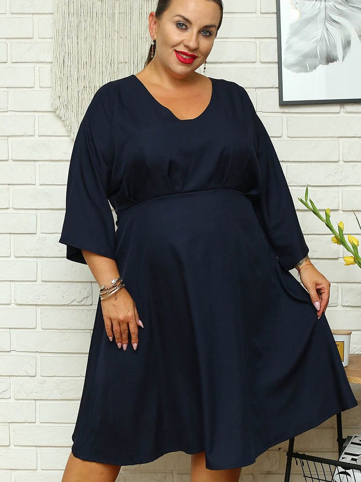 Plus size dress model 168960 Karko-0