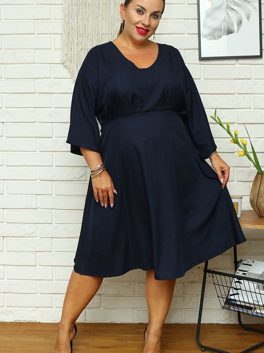 Plus size dress model 168960 Karko-1