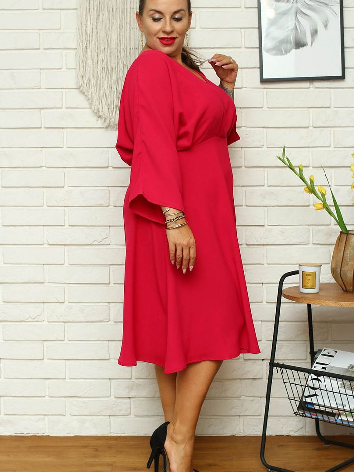 Plus size dress model 168961 Karko-3