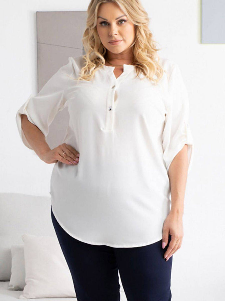 Plus size blouse model 168994 Karko-Shangri-La Fashion